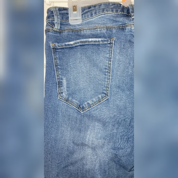 K's More Denim Distressed BootCut Jeans- Size 9 - Picture 9 of 9